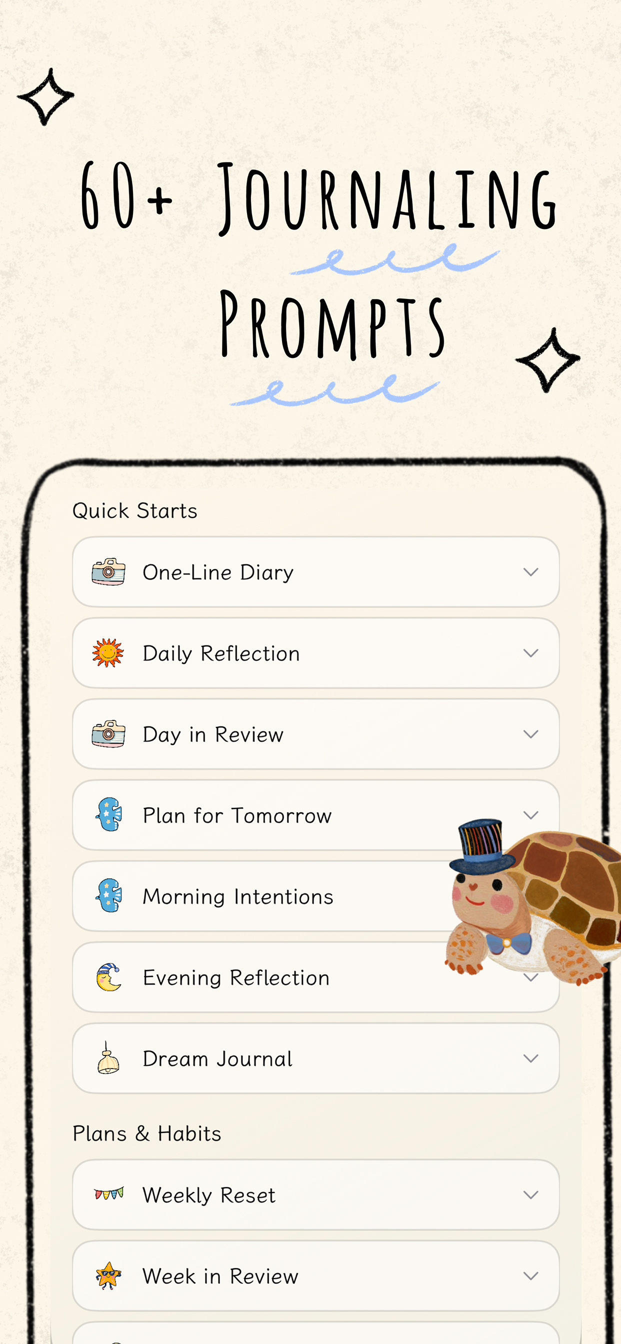 60+ Journaling Prompts